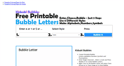 Desktop Screenshot of bubbles.kidsuki.com